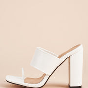 slip on toe ring heels