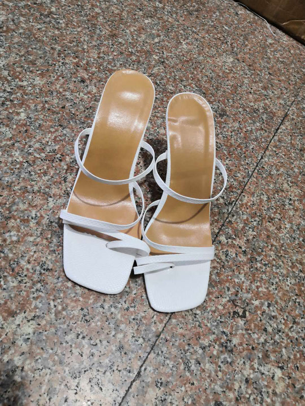 Sexy slip-on roman slippers